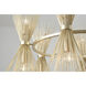 Canada LED 38.1 inch Gold Chandelier Ceiling Light